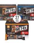 MET-Rx Big 100 Colossal Protein Bars, Healthy Meal Replacement Snack, Variety Pack, 3.52 oz bars, 9 Count (Pack of 3)