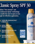 Vacation Classic Spray Sunscreen SPF 30 3-Pack, Broad Spectrum Sunscreen Spray, Vegan Sunblock Spray, Body Lotion with SPF, Spray Sunscreen SPF 30, 6 fl. oz. (Pack of 3)
