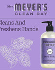 MRS. MEYER'S CLEAN DAY Liquid Hand Soap, Lilac Scent, 12.5 Ounce Bottle (Pack of 3)
