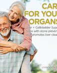 Livingood Daily Liver & Gallbladder Cleanse, 56 Vegetarian Capsules - Gallbladder Supplement with Ox Bile Powder Supports Digestion - Promotes Liver Function - Non-GMO, Gluten-Free & Allergen-Free