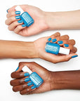 essie Salon-Quality Nail Polish, Vegan, Odd Squad, Blue, Offbeat Chic, 0.46 fl oz