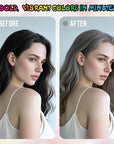 Temporary Hair Color Spray for Adults & Kids - Instant Silver Gray Dye Alternative | Non-Sticky, Washable & Gentle Formula | Party, Halloween, Costume Makeup (150 ml)