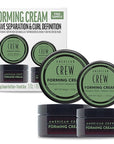 American Crew Men's Hair Forming Cream, Like Hair Gel with Medium Hold & Medium Shine, Travel Size, Duo Gift Set