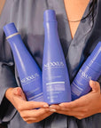 Nexxus HY-VOLUME Weightless Lift Shampoo, Conditioner & Foam 3 Pack PROTEIN FUSION with Collagen Protein & Hyaluronic Acid For Flat & Limp Hair for 48 Hours of Volume 13.5 fl oz & 5.5 fl oz