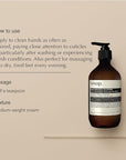 Aesop Eleos Aromatique Hand Balm | Intensely Hydrating and Enriched with Shea Butter, Coconut Oil, and Castor Oil | Vegan and Cruelty-Free | 16.9 oz (Pack of 2)