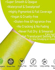 CCbeauty Ogre Green Face Paint Stick, Face Painting Kit, Witch Green Cream SFX Makeup Foundation, Professional Hypoallergenic Body Paint for Halloween Costume Party, Goblin, Hulk, Shrek, Fiona Makeup