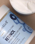 NATURE WELL Clinical Retinol Advanced Moisture Cream for Face, Body, & Hands, Boosts Skin Firmness, Enhances Skin Tone, No Greasy Residue, Version 2.0, 16 Oz