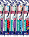 GuruNanda Smile Clean Toothbrush - Big Soft Bristles - Helps Clean Plaque, Whitens Teeth, and Aids in Fresh Breath – BPA-Free Brush for Adults & Kids - 1 Count (Pack of 5)