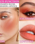 Cream Blush Stick,Blush Stick Long Lasting Non-greasy Multi Makeup Pen(06#)