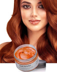 Temporary Hair Color Wax Orange 4.23 oz-Instant Hairstyle Cream Hair Pomades Hairstyle Wax for Party Cosplay Easy Cleaning