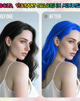 Temporary Hair Color Spray for Adults & Kids - Instant Blue Dye Alternative | Non-Sticky, Washable & Gentle Formula | Party, Halloween, Costume Makeup (150 ml)