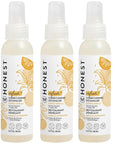 The Honest Company Conditioning Hair Detangler 3-Pack | Leave-in Conditioner + Fortifying Spray | Tear-free, Cruelty-Free, Hypoallergenic | Citrus Vanilla Refresh, 4 fl oz each (pack of 3)