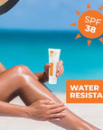 SOLBAR Sunscreen Zinc Unscented Transparent Cream SPF 38, 4 oz