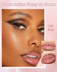 Brown Peel Off Lip Liner Stain & Pink Lip
