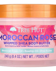 Tree Hut Moroccan Rose Whipped Shea Body Butter, 8.4oz, Lightweight, Long-lasting, Hydrating Moisturizer with Natural Shea Butter for Nourishing Essential Body Care