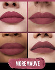 Maybelline Color Sensational Ultimatte Matte Lipstick, Non-Drying, Intense Color Pigment, More Mauve, Purple Mauve Pink, 1 Count