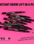 NYX PROFESSIONAL MAKEUP Lift & Snatch Eyebrow Tint Pen, Ash Brown (Pack Of 2)