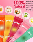 Dmsky Lip Gloss Bulk 12 Pack, Hydrating Squeeze Clear Lip Gloss Set with Shea Butter, Moisturizing High Shine Glossy Lip Oil for Dry Chapped Lips-12 Flavors