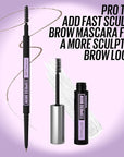 Maybelline Brow Ultra Slim Defining Eyebrow Makeup Mechanical Pencil With 1.55 MM Tip And Blending Spoolie For Precisely Defined Eyebrows, Light Blonde, 0.003 oz.