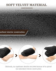SATINIOR 4 Packs Self Tanning Mitt Applicators Double Sided Sunless Tanning Mittens Reusable Applicator Mittens Tanner Gloves with Thumb(Black)