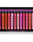 SHANY The Wanted Ones - 12 Piece Lip Gloss Set with Aloe Vera and Vitamin E