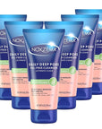 Noxzema Ultimate Clear Daily Deep Pore Oil-Free Cleanser for Soft, Smooth Skin Daily Face Wash for Women and Men, Facial Cleanser for Acne Prone Skin, 6 Oz Ea (Pack of 6)
