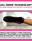 Fake You! Reusable Self-Tan Application Mitt - Dual-Sided, 100% Waterproof, Vegan and Cruelty-Free - Ideal for Perfect Fake Tan Coverage