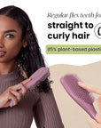 Tangle Teezer Plant-Based Ultimate Detangler Brush, Dry & Wet Hair Brush, Eliminates Knots & Reduces Breakage for All Hair Types, Earthy Purple
