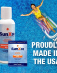 CoreTex Sun X 50 SPF Broad Spectrum Sunscreen Packets - Pack of 50 Paraben, Oxybenzone, Octinoxate, & Oil Free Sunscreen - No White Cast and Water Resistant Up to 80 Minutes