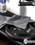 100% Cotton Washcloths Set 13” x 13” | Dark Grey Towels | Set of 6 Ultra Soft and Highly Absorbent Washcloths Sets for Bathroom, Gym, Spa | Machine Washable Face Towel