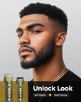 GLAKER Hair Clippers for Men Professional, Cordless Clippers for Hair Cutting, Mens Bear Trimmer, Electric Razor Barber Clippers Hair Trimmer, Gifts for Men (Gold)