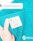 100% Cotton Washcloths Set 13” x 13” | Teal Blue(Turquoise) Towels | Set of 12 Ultra Soft and Highly Absorbent Washcloths Sets for Bathroom, Gym, Hotel, Spa | Machine Washable Face Towel