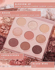 ColourPop Blush Crush Eyeshadow Palette - Brown, Gold & Pink Shadow Palette with Metallic and Matte Finishes - High-Pigment Eye Makeup with a Long-Wearing Formula (0.3 oz)