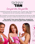 Skinny Tan Self-Tanning Mousse - Long-Lasting and Non-Drying Formula - Coconut and Vanilla Scent - Easy To Apply Luxurious, Foam Texture - Streak Free and Natural Looking Results - Medium - 5 oz