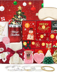 Advent Calendar 2025 Women-12 Days of Christmas Advent Calendars for Adult Women and Teen Girls, Luxury Spa Self Care Christmas Gifts Basket Countdown Calendar for Mom Wife Girlfriend Red