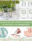 12 Pcs Mini Aloe Vera Gel Bulk for Summer Wedding Party 1oz Soothing Moisture Aloe Gel Bulk Travel Size for Thank You Gifts Summer Beach Wedding Party (Eucalyptus)