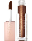 Maybelline Lifter Gloss, Hydrating Lip Gloss with Hyaluronic Acid, High Shine for Plumper Looking Lips, Crystal, Golden Neutral, 0.18 Ounce