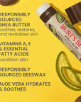 Burt's Bees Shea and Aloe Moisturizing Lip Balm, Lip Moisturizer With Responsibly Sourced Beeswax, Tint-Free, Natural Origin Conditioning Treatment, 4 Tubes, 0.15 oz.