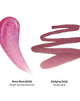 Revlon Super Lustrous Glimmer Gloss and ColorStay Multi-Liner Bundle, Rose Glow and Dallying, Pack of 2