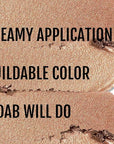 Organic Tint Tube, 100% Natural Vegan Gluten-Free Cream Bronzer Multi-Stick, Made in USA, Amaretto