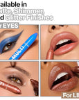 wet n wild Color Icon Cream Eyeliner Eyeshadow Multi-Stick, Moisturizing, Nourishing Velvety Cream-to-Powder Buildable & Blendable Formula, Cruelty-Free & Vegan - White Pearl