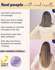 Moerie Shampoo and Conditioner Plus Hair Mask and Spray Mega Pack – The Ultimate Growth Care – For Longer, Thicker, Fuller Hair - Volumizing Products – Paraben & Silicone Free - 4 items
