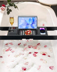 Luxury bathtub caddy tray for