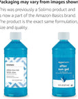 Amazon Basics After Sun Gel with Aloe Vera, Lidocaine and Menthol, 16 Fl Oz (Pack of 2) (Previously Solimo)