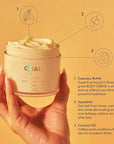 OUAI Body Cream, St. Barts - Hydrating Whipped Body Cream with Cupuaçu Butter, Coconut Oil and Squalane - Softens Skin and Delivers Healthy-Looking Glow - Sulfate-Free Skin Care (7.5 Oz)