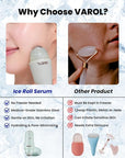 Ice Roll Serum | Cooling & Hydrating Roll-On Serum for Face, Puffy Eyes, Tannin & Panthenol for Pore Minimizing, Soothing, Facial Roller for Depuffing, Under Eye Bag Treatment | Korean Skin Care