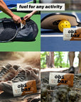 Obi Bar Chocolate - Protein and Oat Fiber Bar | All Natural | Meal Bar | Heart and Gut Health | Lightly Sweet | Chocolate Brownie | Almond Chunks | Soy Free, Dairy Free | Ideal Meal Replacement Bar
