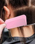 Boao 3 Pieces Barber Combs Flat Top Clipper Combs Hair Cutting for Flat Top and Clipper Cuts(Pink)