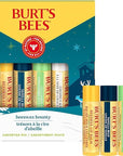 Burt's Bees Lip Balm, Beeswax Bounty Assorted Mix, 4-Pack, 0.15 Oz