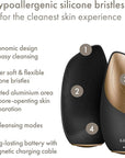 GESKE SmartAppGuided™ Sonic Thermo Facial Brush | 6 in 1 | Skin Cleansing | Cleansing Brush with Thermal Function | Facial Massager | Electric Facial Brush | Facial Cleansing Device